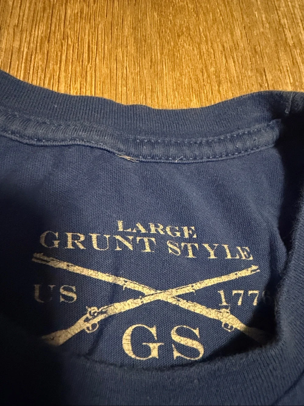 Grunt Style Blue 'Off We Go!' Graphic Tee